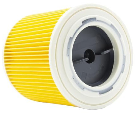 CLKE WD2 WD3 - Filtro de cartucho con soporte de acero, filtros de cartucho para aspiradoras Karcher KWD1-KWD3, SE4001/4002 - Cfilters 64145520