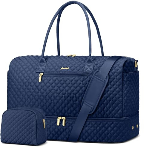 Sacs de voyage pour femmes, 62-Bleu, Large, Sacs polochons de voyage