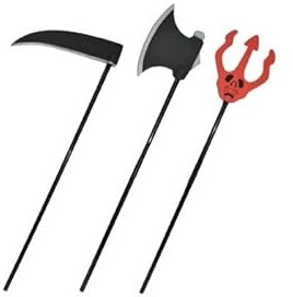 LP Divertissements Lot de 3 - Hache en Mousse 90cm