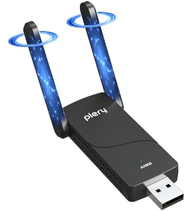 PLERY 2 in 1 Chiavetta WiFi 6: AX900 Adattatore WiFi+Bluetooth 5.4 WiFi USB