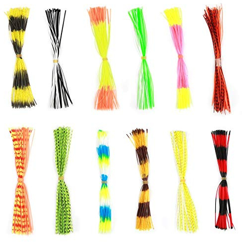 Alomejor fishing lures skirts,600 strands squid thread for durable bait fly tying materials,jig skirt accessory for outdoor sea river fishing DIY enthusiasts anglers