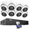 ANNKE H500 8CH 5MP PoE Kit de Cámara Vigilancia IP, con 8X 5MP Cámara de Seguridad PoE Impermeable y 2TB HDD NVR Sistema, Detección de Movimiento Sistema de Cámara para Hogar Exterior