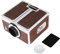 DIY Cardboard Smartphone Projector,Mini Projector Home Theatre Second Generation DIY Smartphone Projector Mobile Phone Dedicated,Providing 8x Image Magnification