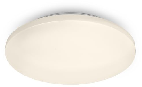 BRILONER - Lámpara de techo LED con decoración de estrella,lámpara de techo LED baño IP44, decoración perforada, 21W, 2500 lúmenes, luz blanca calida, Ø34 cm, lampara baño techo, plafon baño