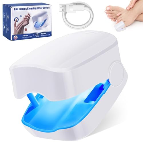 Nagelpilz Behandlung Schnell Intensiv, Nagelpilz Lasergerät, Nagelpilz Laser gerät für Finger und Fußnägel, Wiederaufladbares Tragbares Nagelreinigungs Pflegegerät