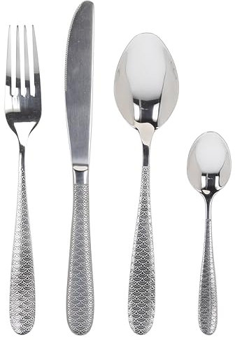 Tognana Orientale,Servizo 24 posate, acciaio 18/0, argento