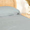 TRAMAS+ Parure de lit Double 160 x 200 cm, 100% Coton, Linge de lit, draps et 2 taies d'oreiller, certifié Standard 100 par Oeko-TEX - Bleu Eau