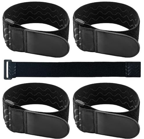 4 cinghie elastiche, 40 cm x 2 cm, cinturino in , cinghie di fissaggio cavo, attacco cavo, extra larghe e particolarmente sicure per biciclette, borse, attrezzature di allenamento, cavi e altro