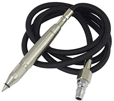 Pneumatic Engraving Pen Air Scribe Hammer with Hose Penumatic Tip Pen Grinder Engraving Tool Engraver New