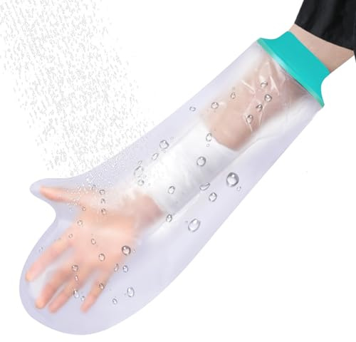 Leikedun Protection de Plâtre pour les Mains, Imperméable Protection Main Platre pour Douche, Protege Platre Piscine Doux et Confortable, Sac de Plâtre Réutilisable