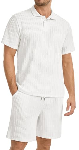 LVCBL Survêtements homme Homme Ete Casual Tenue Hawaïenne Légère Survêtement Vetement Homme Ete Tracksuit pour un Usage Quotidien et Les Vacances