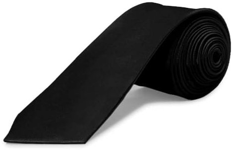OcioDual Krawatte Schwarze Krawatte Herren, Krawatten für Herren, Tie, Klassisch, Elegant für Feiern, Events, Hochzeitskrawatten, Partys, Geschäftsleute, Gravatas Hommes