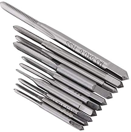 Poinçon Spirale Point de Dérivation Flûte Droite Machine de Titane Métrique Taraud Fraise à Noyer Titane Conique Cylindrique Trois Taillants 10 Types de Norme M1 M1.2 M1.4 M1.6 M1.7 M1.8 M2 M2.5 M3 M