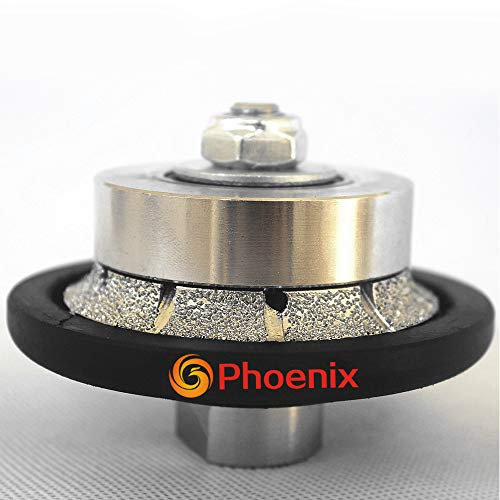 Raizi B5 5mm Demi-bullnose/Roundover Diamond Hand Profiler/Router Bits for Granite Countertops