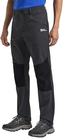 Jack Wolfskin Herren Hiking Alpine Pants M Wanderhose, Phantom, 46 EU