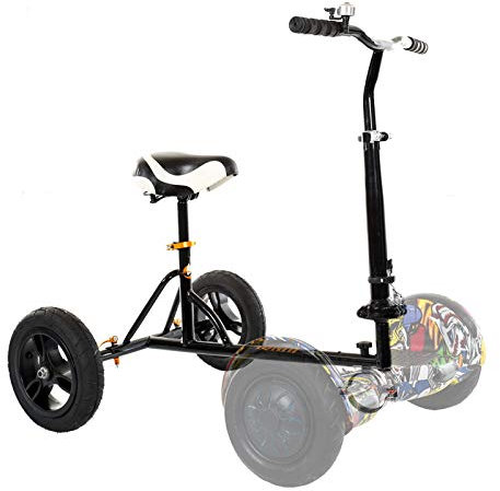 Hoverboard Sitzbefestigung Go-Kart Umbauset – Bequemer Sitz Kompatibel mit 6,5 8 10 Elektroroller – Spaß Fahrt für Erwachsene & Kinder – Einfache Installation von