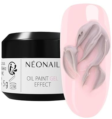 NÉONAIL Oil Paint Gel Effect - Grau - Quiet Impression - 3D Skulptur - Nageldesign Gel UV 3D - Aufbaugel Für Gelnägel - Kunstnägel - 3D Nail Art - 5 g
