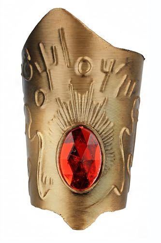 TWAYFEL kostymstöd tillbehör cosplay armband armskydd för halloween utklädningsfest 3D-tryck armband rekvisita, Standard, Plast