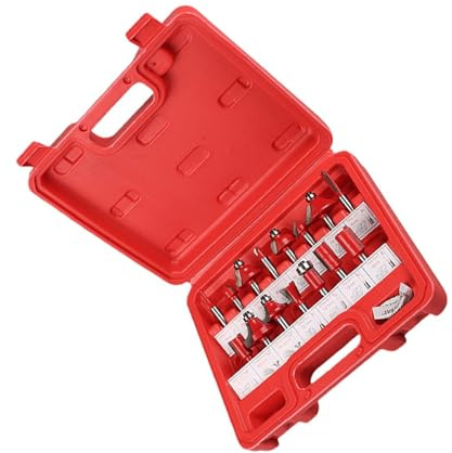 Set Frese Multifunzione Con Utensili Per Scanalature Tonde Per La Costruzione Legno E Mobili Punte Per Frese Professionali Per Scanalature Tonde