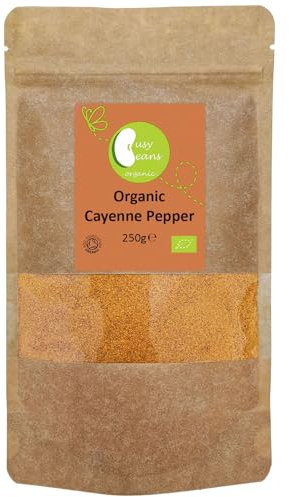 Organic Cayenne Pepper - Certified Organic - by Busy Beans Organic (250g)