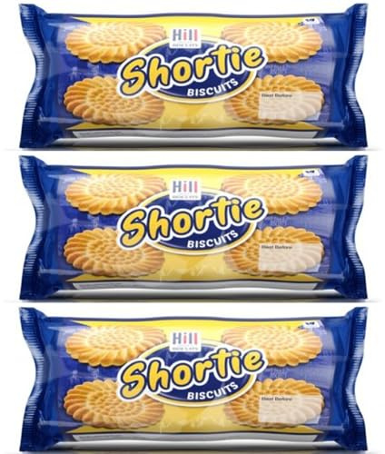 Hill Cream Biscuits Vegan Approved Made in UK 150g + FabFids Mug (3 Pack, Shorties)