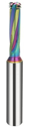 LUOCUT Drilling and Milling Thread One-time Forming Thread Milling Cutter, Tungsten Steel Thread Milling Cutter for Aluminum, No Bottom Hole Drilling-M6×1