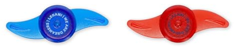 Legami - Set di 2 Luci Per i Raggi Della Bicicletta - Ride & Shine, Luce Bianca, Lucine per Ruota Bici, per Bambini, Ragazzi, Adulti, Clip Luminose per Raggi Bici, Batterie Incluse LR1130, Space