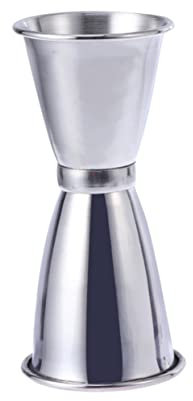 Garneck Taza Medidora Acero Inoxidable Vaso Medidor Jigger Doble Cara Para Mediciones Precisas De Cócteles Herramienta De Bar Para Bartenders Para Mezclar Bebidas Casa o Bares