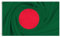 Second Ave Bangladesh Flag 5ft X 3ft Large with Brass Eyelets Bangladeshi National Sports Party Celebration Banner Flag