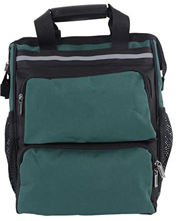 Tool -Rucksack -Leinwand tragen eine tragbare Elektriker -Werkzeugtasche mit großer Kapazität für die Netzwerkinstallation (40cm / 15.7in Height)