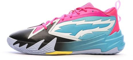 PUMA - Zapatillas de baloncesto, color azul y rosa para hombre, azul, 46 EU