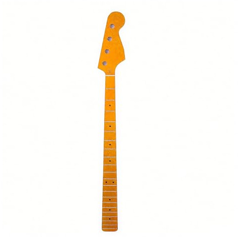 Mástil de bajo eléctrico profesional de 21 trastes Piezas de repuesto para guitarra