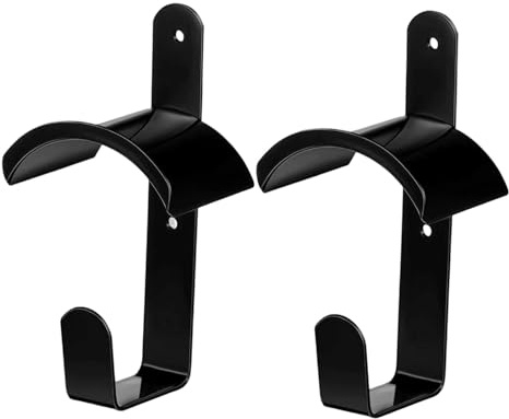 FytStycale 2 Pieces Horse Bridle Rack Halter Hooks with Screws Included Wall Mounted Bracket Stable Saddle Hangers Horse Bridle Hooks