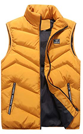 Hombre Invierno Calor Chalecos Sin Mangas De Plumas Chaquetas Acolchado Cazadoras