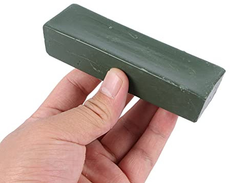 ZYWUOY 1 x grüne Polierpaste, 112 x 34 x 25 mm, Schleifpaste, Metalle, Polierwachspaste