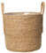 25cm Woven Flowerpot Retro Rattan Plant Pot Organizer Indoor Home Decor Storage