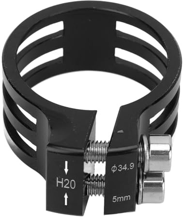 Hominas Collier de Selle de Vélo, 34,9 mm Collier de Serrage Pour Selle de Vélo en Alliage D'aluminium Clip de Tige de Selle pour Pliante VTT Urbaine