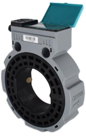 Asyduey Compteur D'Eau à Ultrasons Alimenté par Batterie DN100 RS485 Débitmètre D'Eau Numérique IP68 Type Sandwich Facile à Utiliser