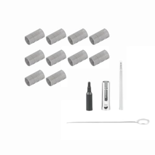 10 Pcs Car Glow Plug Burner Strainer Parking Heater Air Diesel Heater, Automotive Diesel Parking Heater Burner Combustion Chamber Spare Parts, Diesel Heater Spares with 4 Pcs Repair Tools