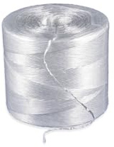 BIANCO Generico Spago Agricolo in Polipropilene, Bianco, Tit. 1000, per Legare Piante, Pomodori e Reti da Giardino Olivo, Stile Giardino - 1000 mt