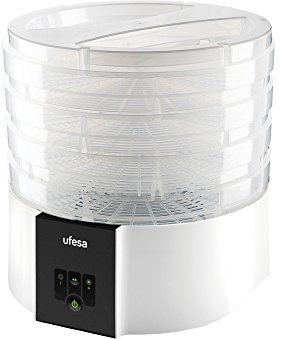 Ufesa DA6000 520W Negro, Color blanco secador de fruta - Deshidratador de fruta (520 W)