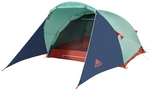 Kelty Rumpus 4-4 Person Freestanding Car Camping Festival Camping, Family Tent with Extra Large Vestibule, 2021