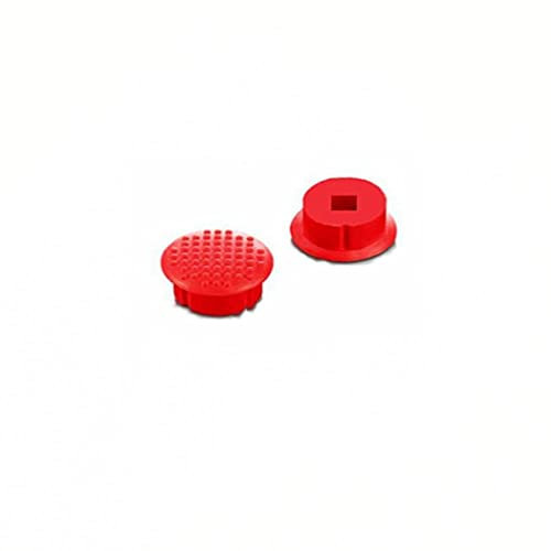 JMXLDS Joystick-Kappe für Nintendo New 3DS / 3DS XL / LL 2015 - Rot, Kunststoff, C-Tastenkappe, Analog C Joystick Stick Kappe Abdeckung, 3 Monate Garantie
