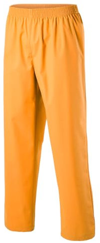 EXNER Medizinische OP-Schlupfhose, Pflege-Hose, Arbeitshose, Unisex für Herren und Damen in Medizin, Krankenpflege, Altenpflege, SPA, Wellnes, Kosmetik, Farbe orange, Größe 3XL