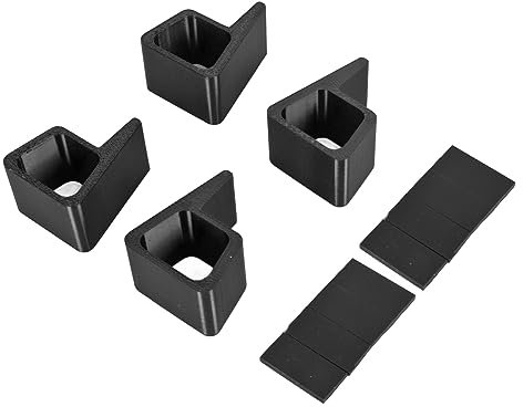Versión Horizontal de 4 Piezas, Soporte de Elevación Antideslizante para Consola Xbox One S X, Accesorios de Soporte de Soporte de Patas de Refrigeración, Negro, Antideslizante