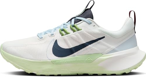 Nike Women's WMNS Juniper Trail 2 Nn Running Shoes, Summit White Thunder Blue Vapor Green, 6 UK