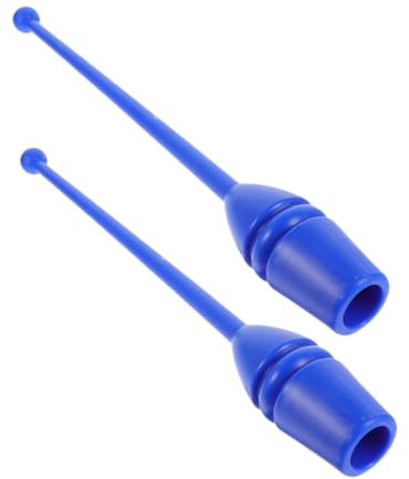 Kisangel Bastoni Per Ginnastica Artistica Per Adulti 2 Pezzi 35 Cm Colorati in Resina Impugnatura Sicura Per Esercizi Di Danza e Spettacoli Di Fitness