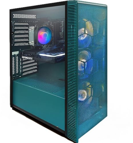 STGsivir Gaming PC, Gaming Computer Desktop Tower, Intel Core i7 up to 3.9GHz, Nvidia GeForce RTX 3050 6GB GDDR6, 16GB RAM, 1TB SSD, WIFI 6, BT 5.0, RGB Fan x3, Windows11 Pro