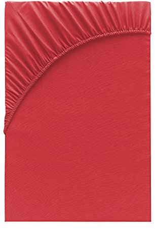 Class Home Collection Spannbettlaken 140x200cm - 160x200cm Jersey Baumwolle Rot