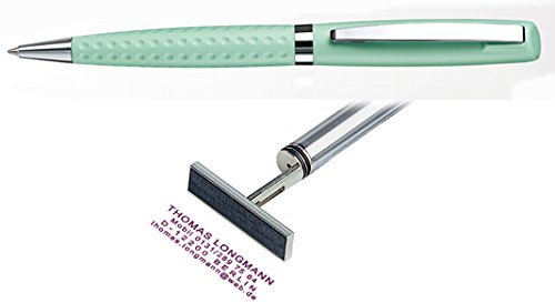 NEU, Stempelkugelschreiber HERI Classic G light, türkis, 6490